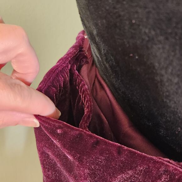 LULUS Glam Plum Velvet Off-the-Shoulder Mini Dress, Size Medium - Picture 11 of 14